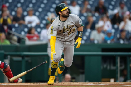 Atletul Shea Langeliers loveste trei home run uri contra Nationals