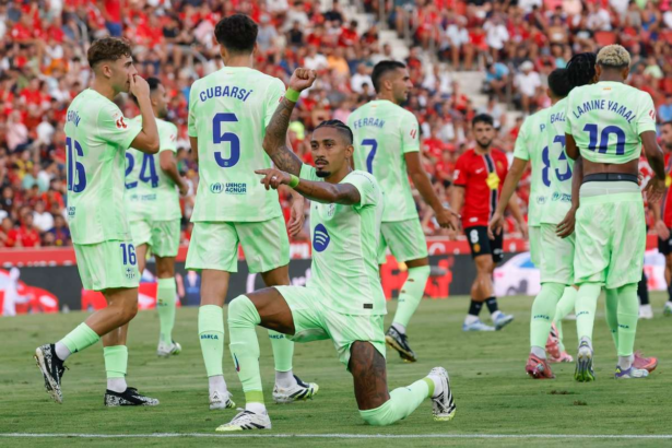 Barcelona Yamal si Raphinha marcheaza in victorie impotriva Mallorca