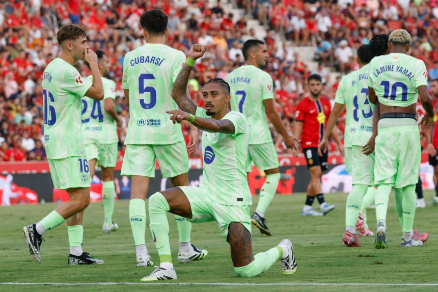Barcelona Yamal si Raphinha marcheaza in victorie impotriva Mallorca