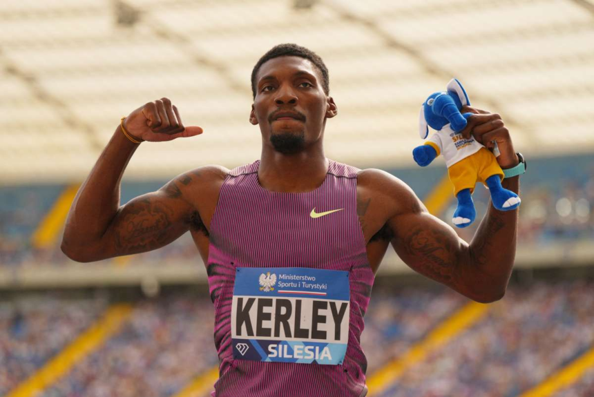 Medaliat cu argint la olimpiada Fred Kerley a fost suspendat provizoriu pentru neprezentari la locatie