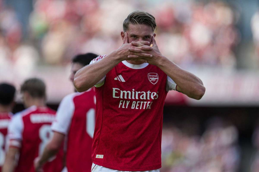 Viktor Gyokeres marcheaza primul gol pentru Arsenal in victoria din pregatirea de sezon