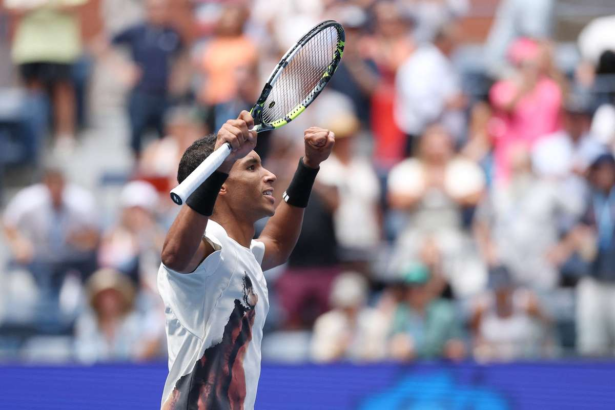 Felix Auger Aliassime il invinge usor pe Andrey Rublev pentru a ajunge in sferturile US Open