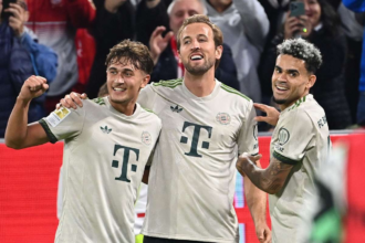 Luiz Diaz uimit de brutalul Harry Kane in timp ce Bayern Munich continua sa castige