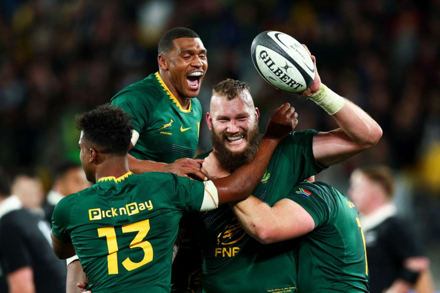 Springboks livreaza infrangere record All Blacks in Wellington