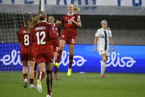 Femeile daneze domina Finlanda in playoff ul Ligii Natiunilor