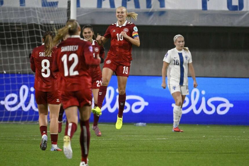 Femeile daneze domina Finlanda in playoff ul Ligii Natiunilor
