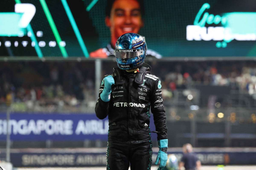 George Russell obtine pole position pentru Grand Prix ul din Singapore