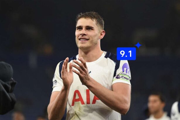 Jucatorul Saptamanii din Premier League Micky van de Ven straluceste pentru Spurs