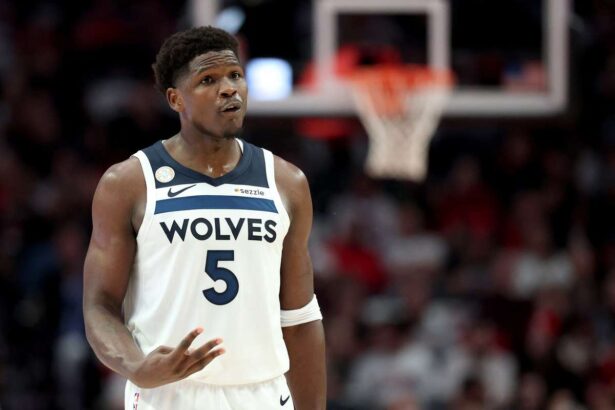 Minnesota Timberwolves va lipsi de fundasul Anthony Edwards pentru cel putin o saptamana