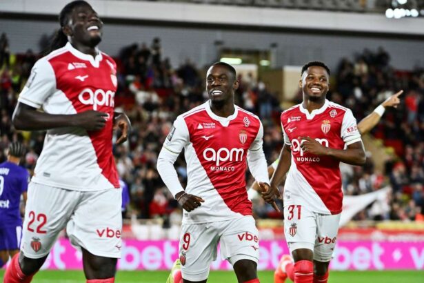 Monaco a invins Toulouse pentru a mentine presiunea asupra PSG in Ligue 1