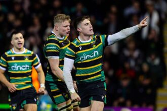 Tommy Freeman marcheaza patru eseuri in timp ce Northampton invinge Saracens