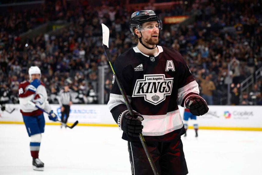 Adrian Kempe de la Los Angeles Kings se simte bine dupa ce a semnat un contract de 85 milioane de dolari pe opt ani