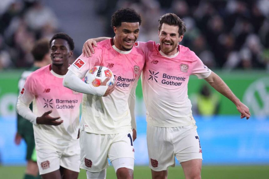 Bayer Leverkusen revine la victorii dupa un inceput rapid impotriva lui Wolfsburg