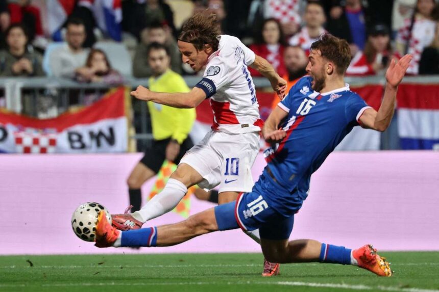 Croatia spulbera ultimele sperante ale Insulelor Feroe pentru barajul Cupei Mondiale