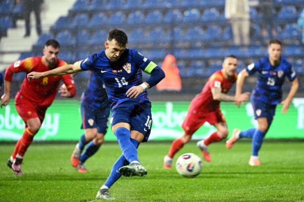 Croatia supravietuieste unui pericol impotriva Muntenegrului spirited in ultimul calificativ final