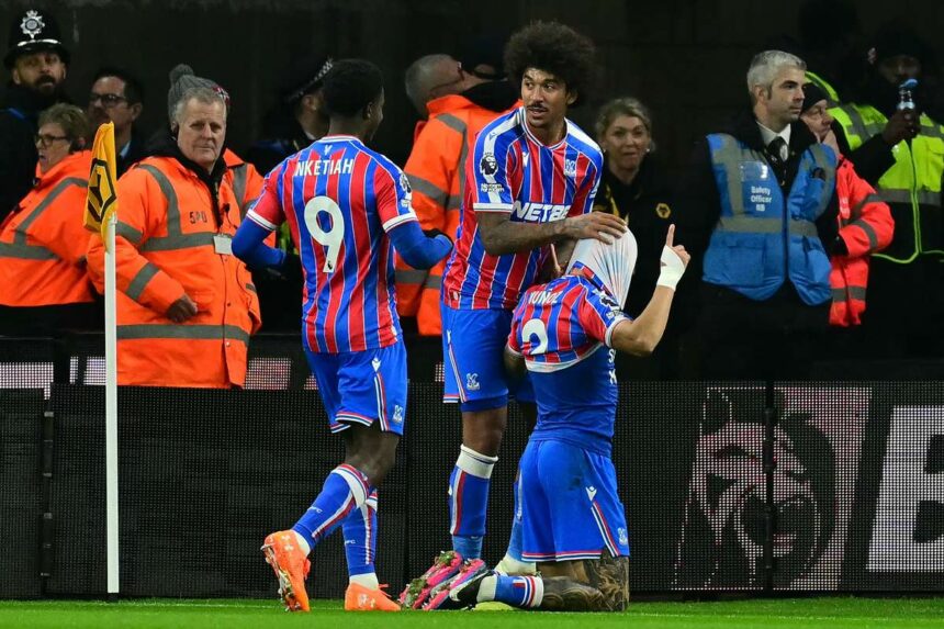 Crystal Palace se muta in primele patru dupa ce invinge Wolves