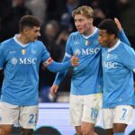David Neres inscrie de doua ori in prima repriza in timp ce Napoli invinge Atalanta