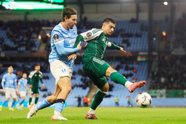 Gol tardiv deviat de Anass Zaroury conduce Panathinaikos la victorie cu 1 0 impotriva lui Malmo