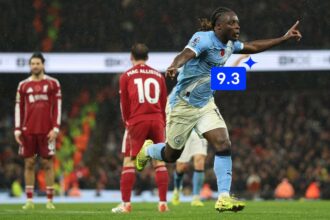 Jucatorul Saptamanii Din Premier League Doku impresioneaza cand Man City invinge Liverpool