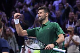 Novak Djokovic il invinge usor pe Yannick Hanfmann in Atena pentru a intrerupe seceta de semifinale