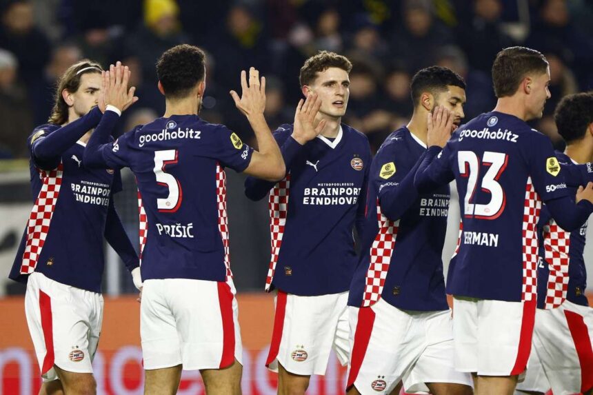 PSV obtine victorie stransa la Breda pentru a ramane pe primul loc in Eredivisie