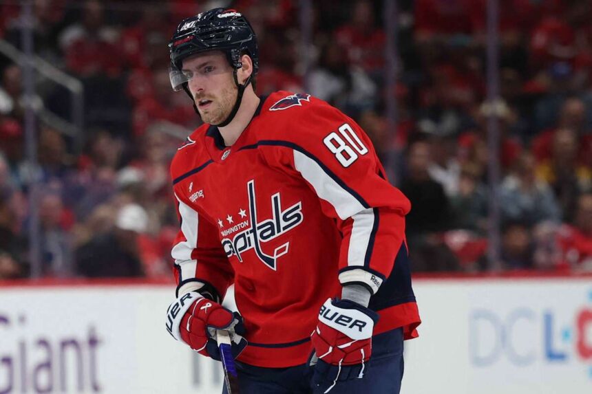 Pierre Luc Dubois de la Capitals probabil va lipsi patru luni dupa operatie