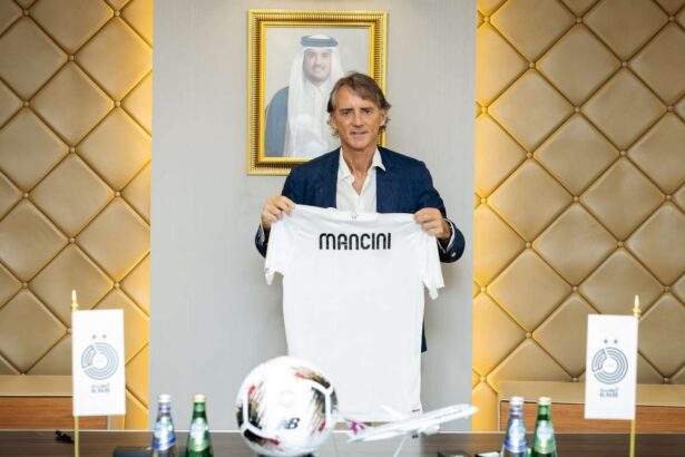 Roberto Mancini numit noul antrenor Al Sadd cu un contract pe 25 ani