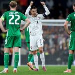 Ronaldo primete cartona rou cum Irlanda socheaza Portugalia in calificarile pentru Cupa Mondiala