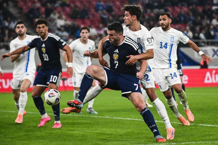 Scotia ramane in calificarile pentru Cupa Mondiala desi a pierdut cu 3 2 in fata Greciei