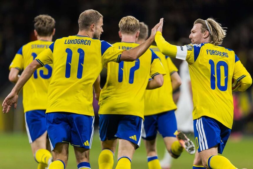 WCQ Gustav Lundgren asigura primul punct al Suedei sub Graham Potter intr un egal 1 1 cu Slovenia