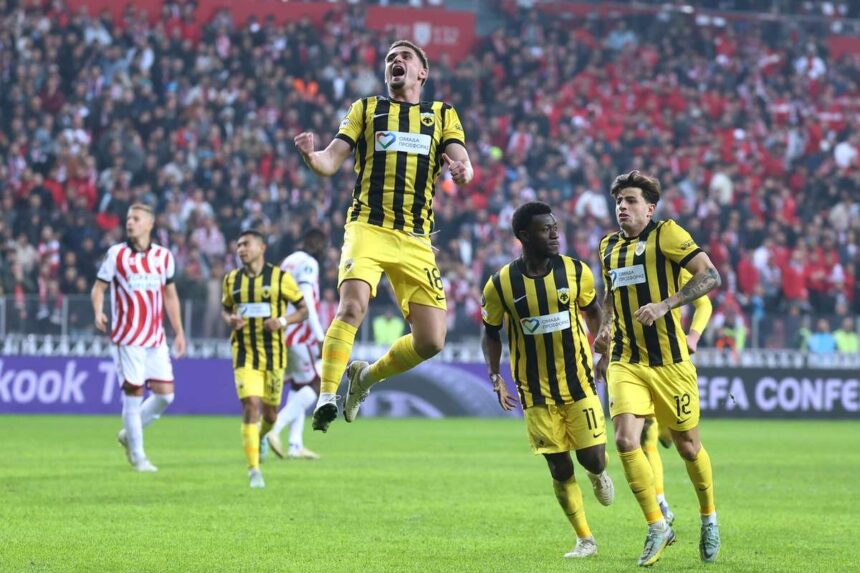 AEK Athens revine sa depaseasca Samsunspor pentru conducerea Conference League