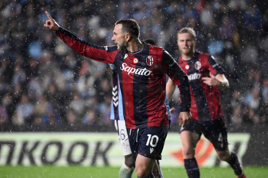 Bernardeschi marcheaza doua goluri in timp ce Bologna obtine o victorie vitala impotriva Celta intr un Vigo plin de ploaie