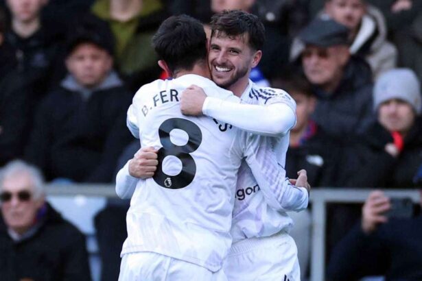 Bruno Fernandes lauda talentul lui Mason Mount dupa golul victoriei impotriva lui Crystal Palace