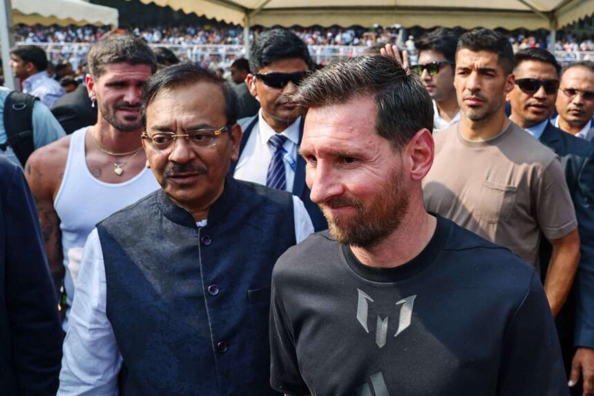 Calatoria lui Lionel Messi in India a creat haos 1