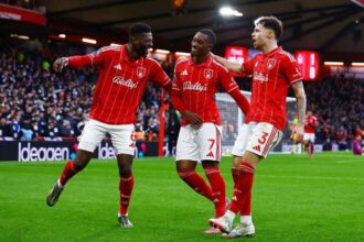 Cele doua goluri ale lui Hudson Odoi au condus Forest la infrangerea Tottenham