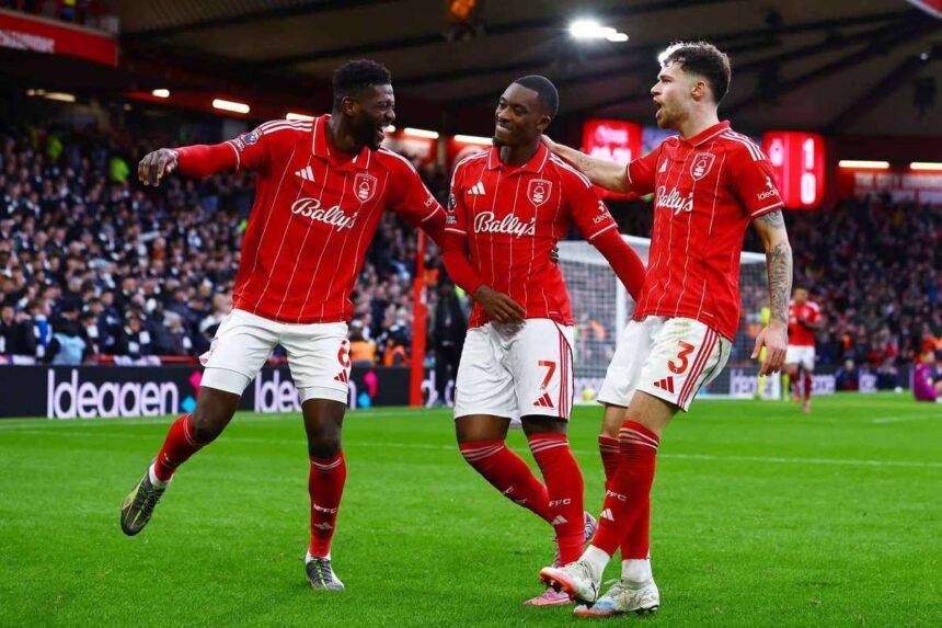 Cele doua goluri ale lui Hudson Odoi au condus Forest la infrangerea Tottenham