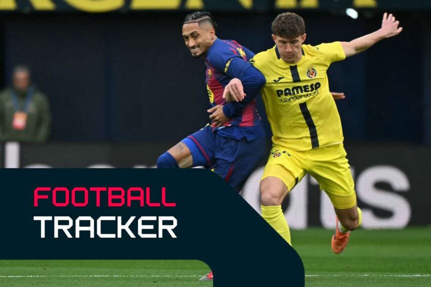 Fotbal Tracker Barca conduce Villarreal in meci important LaLiga Villa gazduieste Man United