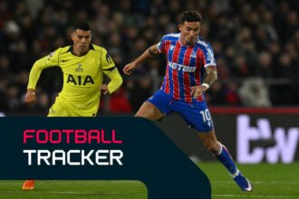 Fotbal Tracker Gray Marca Pentru Spurs Impotriva Crystal Palace