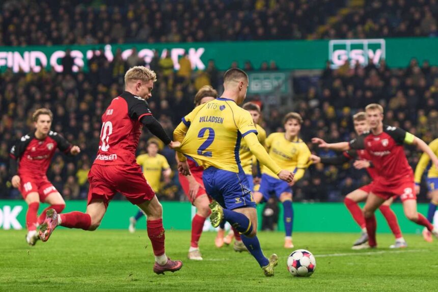 Fredericia obtine o victorie uluitoare impotriva lui Brondby cu noua jucatori dupa opt infrangeri consecutive