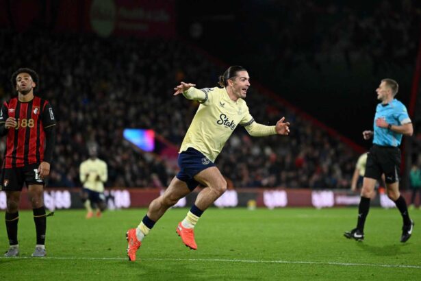 Gol tarziu al lui Grealish aduce victoria Everton la Bournemouth