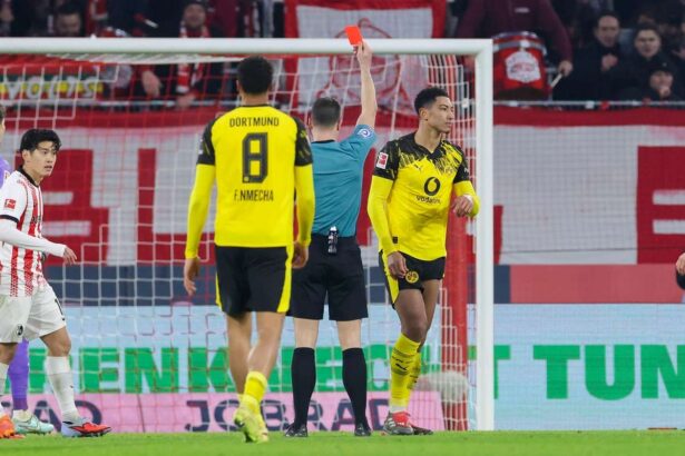Jobe Bellingham eliminat cu cartonas rosu in timp ce Borussia Dortmund egaleaza cu Freiburg