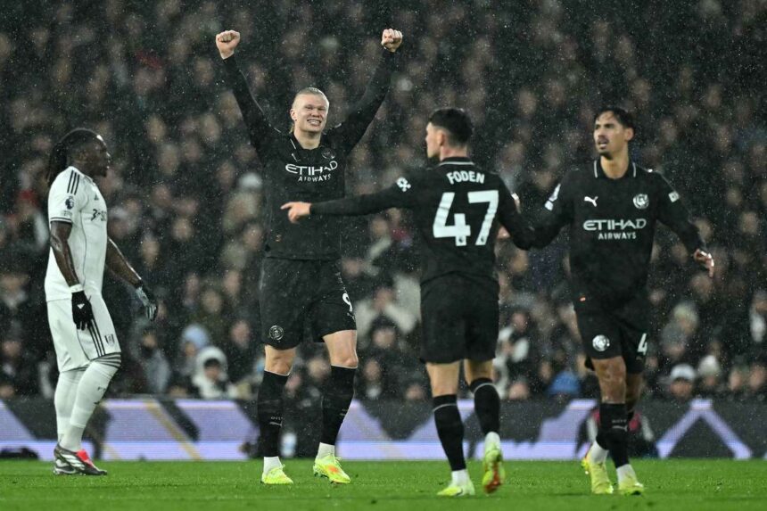 Man City sufera comeback ul incredibil al Fulham in timp ce Haaland marcheaza 100 in meciul cu noua goluri
