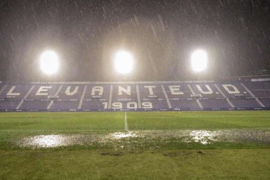 Meciul din LaLiga al lui Villarreal impotriva Lui Levante a fost amanat din cauza vremii severe