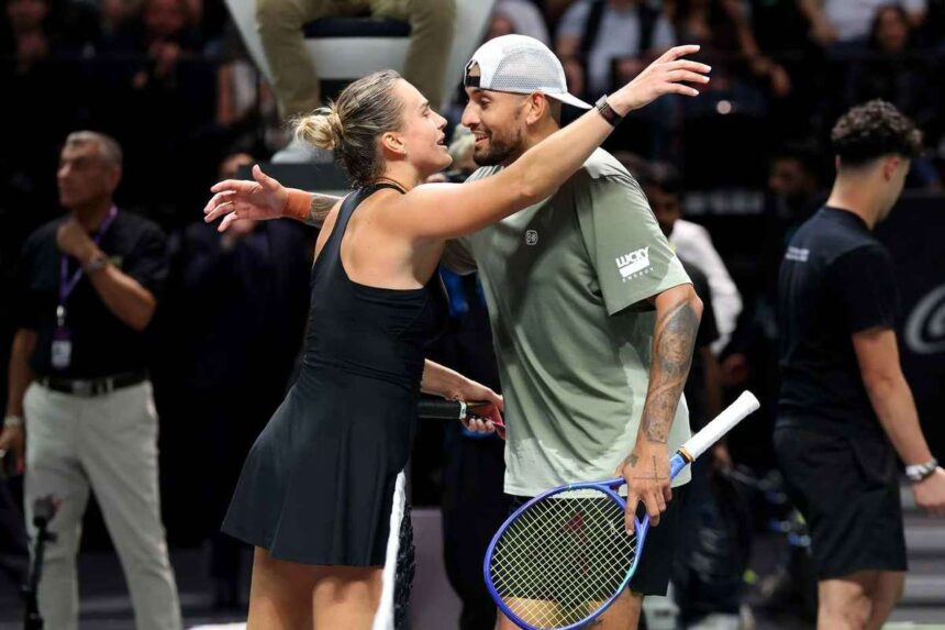 Nick Kyrgios castiga impotriva lui Aryna Sabalenka in Batalia sexelor