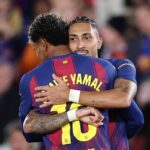 Raphinha straluceste cu doua goluri cand Barcelona invinge Osasuna 2 0