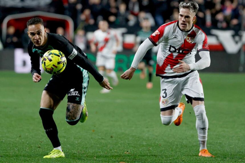 Real Betis rezista pentru a preveni victoria lui Rayo Vallecano