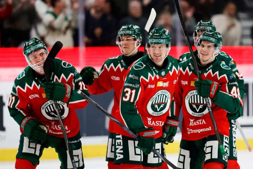 SHL Frolunda incheie anul cu a 11 a victorie consecutiva impotriva lui Farjestad in timp ce Vaxjo aflat pe locul patru invinge Rogle aflat pe locul trei