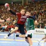 Simon Pytlick invinge viitorii coechipieri de la Fuchse intr un meci alert la Flensburg