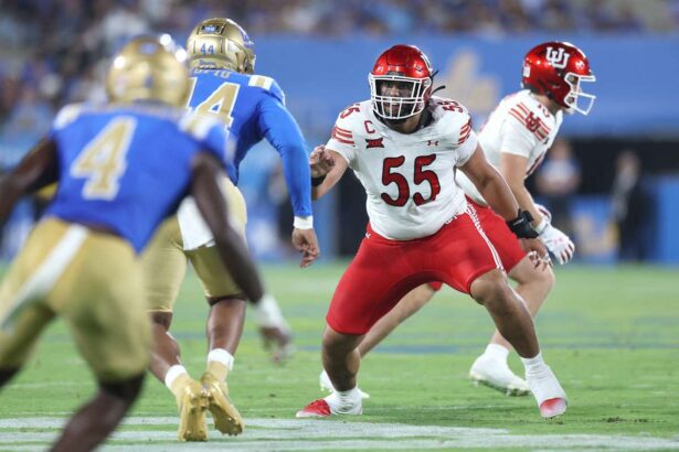 Spencer Fano face istorie ca primul lineman din Utah care castiga trofeul Outland