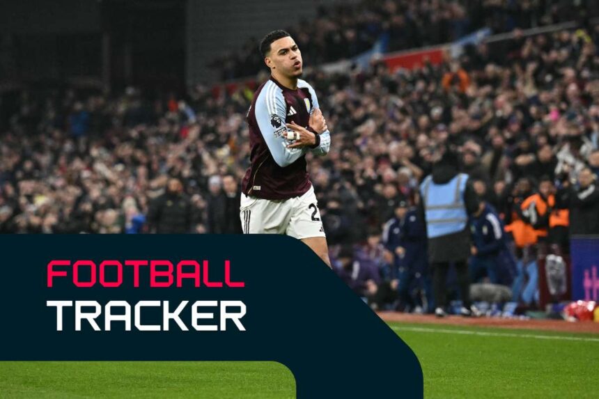 Trackerul de Fotbal dubla lui Rogers pune Villa in fatza lui Man United Bayern invinge Heidenheim